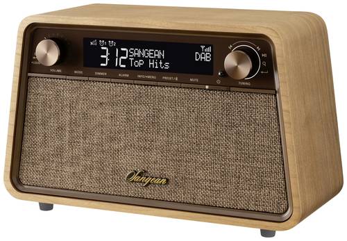 Sangean Premium Wooden Cabinet WR-201 Tischradio DAB+, FM DAB+, Bluetooth®, AUX, UKW Weckfunktion H von Sangean