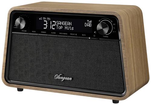 Sangean Premium Wooden Cabinet WR-201 Tischradio DAB+, FM DAB+, Bluetooth®, AUX, UKW Weckfunktion W von Sangean