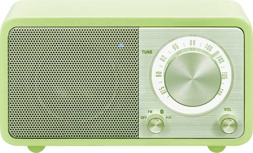 Sangean WR-7 Genuine Mini Tischradio UKW Bluetooth® wiederaufladbar Grün von Sangean