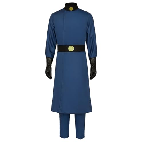 Saniplaycos Herren Dr.Drakken Cosplay Kostüm Blau Uniform Outfits für Halloween Karneval (L) von Saniplaycos