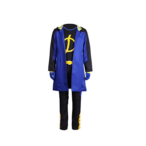 Saniplaycos Herren Statischer Schock Cosplay Statisches Kostüm Superhelden Kostüm Outfits für Halloween Karneval Party (XXL) von Saniplaycos