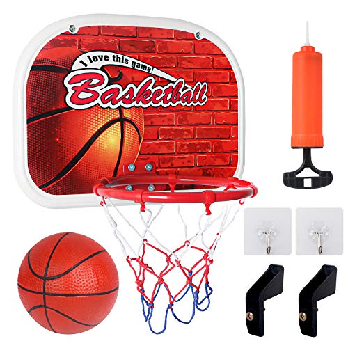 Sanlebi Basketballkorb fürs Zimmer Mini Basketball Ballspiele für Kinder mit Bälle Pump Basketballkorb aus Metall Indoor Outdoor Wurfspiele für Junge Mädchen Sanlebi Basketballkorb fürs Zimmer Mini Basketball Ballspiele für Kinder mit Bälle Pump Basketballkorb aus Metall Indoor Outdoor Wurfspiele für Junge Mädchen von Sanlebi