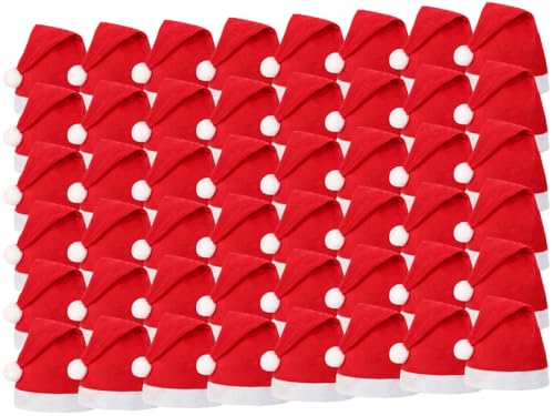 Santa Magix 36 Stück Weihnachtsmütze 36er Set – Nikolausmützen rot mit Bommel – günstige Weihnachtsmann Hüte – Werbeartikel, Firmen, Schulen, Weihnachtsfeier, Xmas Party – WM-32 Santa Magix 36 Stück Weihnachtsmütze 36er Set – Nikolausmützen rot mit Bommel – günstige Weihnachtsmann Hüte – Werbeartikel, Firmen, Schulen, Weihnachtsfeier, Xmas Party – WM-32 von Santa Magix