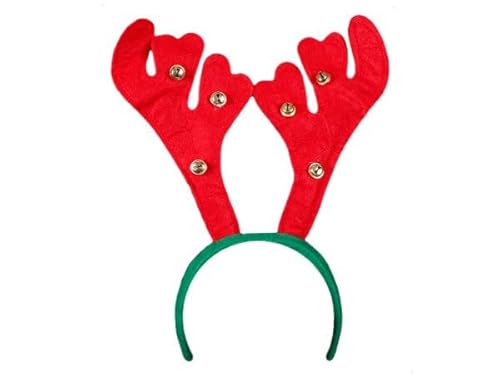 Santa Magix Weihnachts Haarreifen mit Elchgeweih und Ohrwärmern Rentiergeweih Plüsch Stirnband für Damen Herren lustiges Kostüm Accessoire Weihnachten Nikolaus Party Santa Magix Weihnachts Haarreifen mit Elchgeweih und Ohrwärmern Rentiergeweih Plüsch Stirnband für Damen Herren lustiges Kostüm Accessoire Weihnachten Nikolaus Party von Santa Magix