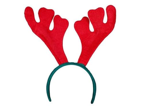 Santa Magix Weihnachts Haarreifen mit Elchgeweih und Ohrwärmern Rentiergeweih Plüsch Stirnband für Damen Herren lustiges Kostüm Accessoire Weihnachten Nikolaus Party Santa Magix Weihnachts Haarreifen mit Elchgeweih und Ohrwärmern Rentiergeweih Plüsch Stirnband für Damen Herren lustiges Kostüm Accessoire Weihnachten Nikolaus Party von Santa Magix