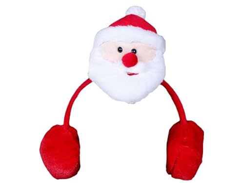 Santa Magix Weihnachts Haarreifen mit Elchgeweih und Ohrwärmern Rentiergeweih Plüsch Stirnband für Damen Herren lustiges Kostüm Accessoire Weihnachten Nikolaus Party Santa Magix Weihnachts Haarreifen mit Elchgeweih und Ohrwärmern Rentiergeweih Plüsch Stirnband für Damen Herren lustiges Kostüm Accessoire Weihnachten Nikolaus Party von Santa Magix