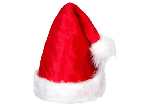 Santa Magix Weihnachtshüte Weihnachtsmützen Baby Weihnachtsmützen Nikolausmütze Rot Weiß Unisex Mütze für Damen Herren Kinder Babys XMAS Party Accessoire Weihnachten Nikolausfeier von Santa Magix