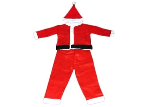 Santa Magix Weihnachtskostüm für Mädchen und Jungen 2 teilig Kinder Nikolaus Outfit bestehend aus Oberteil und Hose Unisex Kostüm Rot Weiß für Weihnachten Nikolausfeier Schulaufführung Party Santa Magix Weihnachtskostüm für Mädchen und Jungen 2 teilig Kinder Nikolaus Outfit bestehend aus Oberteil und Hose Unisex Kostüm Rot Weiß für Weihnachten Nikolausfeier Schulaufführung Party von Santa Magix
