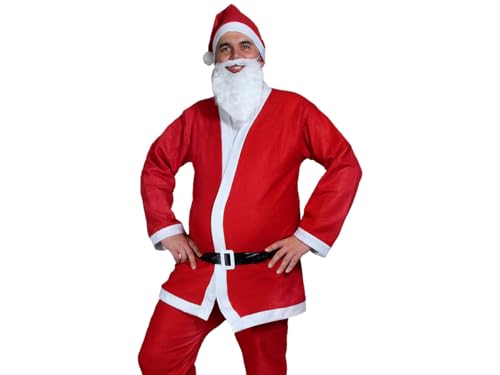 Santa Magix Weihnachtsmann Kostüm mit Bart und Geschenksack Santa Magix Weihnachtsmann Kostüm mit Bart und Geschenksack von Santa Magix