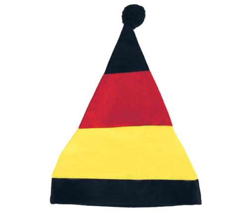 Santa Magix Weihnachtsmann Mützen Deutschland Frankreich Nikolausmütze Fanartikel schwarz rot gold blau weiß rot Stretch Weihnachtsmütze mit Bommel Erwachsene Fußball Party Karneval Xmas Accessoire Santa Magix Weihnachtsmann Mützen Deutschland Frankreich Nikolausmütze Fanartikel schwarz rot gold blau weiß rot Stretch Weihnachtsmütze mit Bommel Erwachsene Fußball Party Karneval Xmas Accessoire von Santa Magix