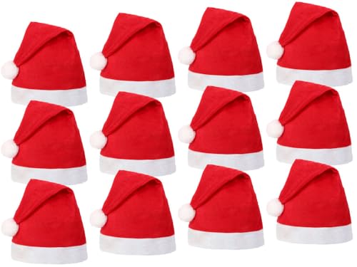 Santa Magix Weihnachtsmütze 2er Set – Nikolausmützen rot mit Bommel – Weihnachtsmann Hüte für Kinder & Erwachsene – günstige Werbeartikel, Partydeko, Xmas Feier – WM-32 Santa Magix Weihnachtsmütze 2er Set – Nikolausmützen rot mit Bommel – Weihnachtsmann Hüte für Kinder & Erwachsene – günstige Werbeartikel, Partydeko, Xmas Feier – WM-32 von Santa Magix