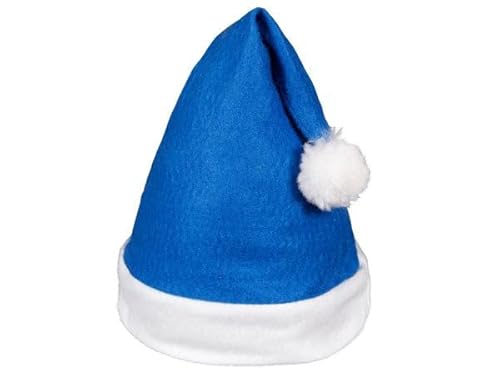 Santa Magix Weihnachtsmütze mit Bommel in verschiedenen Ausführungen Klassische Nikolausmützen für Damen Herren Kinder Unisex Party Accessoire Weihnachten Kostüm Mütze von Santa Magix