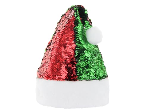 Santa Magix Weihnachtsmütze mit Wendepailletten Nikolausmütze mit Bommel Glitzer Weihnachtsmützen für Damen Herren Kinder Party Kostüm Accessoire Weihnachten Santa Magix Weihnachtsmütze mit Wendepailletten Nikolausmütze mit Bommel Glitzer Weihnachtsmützen für Damen Herren Kinder Party Kostüm Accessoire Weihnachten von Santa Magix