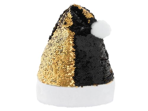 Santa Magix Weihnachtsmütze mit Wendepailletten Nikolausmütze mit Bommel Glitzer Weihnachtsmützen für Damen Herren Kinder Party Kostüm Accessoire Weihnachten Santa Magix Weihnachtsmütze mit Wendepailletten Nikolausmütze mit Bommel Glitzer Weihnachtsmützen für Damen Herren Kinder Party Kostüm Accessoire Weihnachten von Santa Magix