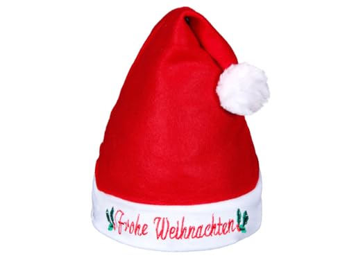 Santa Magix Weihnachtsmützen verschiedene Modelle Rot Weiß Unisex Nikolausmütze XMAS Mütze für Damen Herren Kinder Party Kostüm Accessoire Weihnachtsfeier Karneval Fasching Santa Magix Weihnachtsmützen verschiedene Modelle Rot Weiß Unisex Nikolausmütze XMAS Mütze für Damen Herren Kinder Party Kostüm Accessoire Weihnachtsfeier Karneval Fasching von Santa Magix