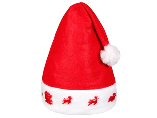 Santa Magix Weihnachtsmützen verschiedene Modelle Rot Weiß Unisex Nikolausmütze XMAS Mütze für Damen Herren Kinder Party Kostüm Accessoire Weihnachtsfeier Karneval Fasching Santa Magix Weihnachtsmützen verschiedene Modelle Rot Weiß Unisex Nikolausmütze XMAS Mütze für Damen Herren Kinder Party Kostüm Accessoire Weihnachtsfeier Karneval Fasching von Santa Magix