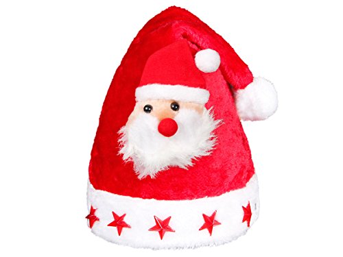 Verrückte Weihnachten Lustige Weihnachtsmützen für Damen Herren Kinder witzige Weihnachtsmütze Nikolaus Party Mütze Unisex Kostüm Accessoire Weihnachtsfeier (Kinder Nikolaus) von Santa Magix