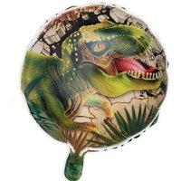 Dinosaurier Folienballon, heliumgeeignet, Ø 35cm Dinosaurier Folienballon, heliumgeeignet, Ø 35cm von Santex