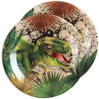 Dinosaurier Partyteller im 10er Pack, Ø 22,5cm Dinosaurier Partyteller im 10er Pack, Ø 22,5cm von Santex