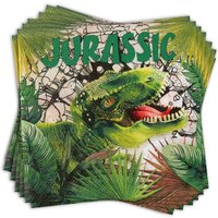 Dinosaurier Servietten im 20er Pack, 33cm x 33cm Dinosaurier Servietten im 20er Pack, 33cm x 33cm von Santex