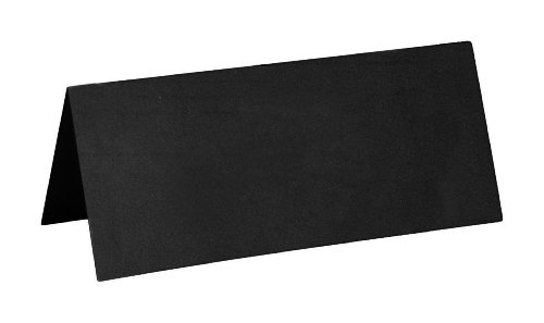 NEU Tischkarten, 3x7 cm, schwarz, 10 Stück von Santex