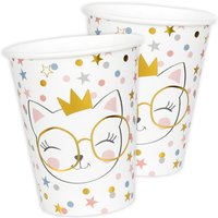 Pappbecher mit Kätzchen-Motiv, 10er Pack Pappbecher mit Kätzchen-Motiv, 10er Pack von Santex