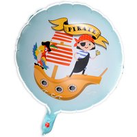 Piraten Folienballon, heliumgeeignet, Ø 35cm Piraten Folienballon, heliumgeeignet, Ø 35cm von Santex