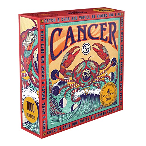 SANTORO Zodiax 1000 Teile Puzzle Krebs Lustiges Geburtstagsgeschenk für Kinder Erwachsene Astrologie Geschenke für Frauen Männer Sternzeichen Horoskop Puzzle SANTORO Zodiax 1000 Teile Puzzle Krebs Lustiges Geburtstagsgeschenk für Kinder Erwachsene Astrologie Geschenke für Frauen Männer Sternzeichen Horoskop Puzzle von Santoro