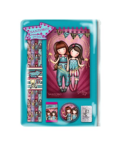 Santoro 1038GJ11 Schreibwaren-Set Gorjuss Fairground Fireworks 14,5 x 20 x 2 cm, bunt Santoro 1038GJ11 Schreibwaren-Set Gorjuss Fairground Fireworks 14,5 x 20 x 2 cm, bunt von Santoro