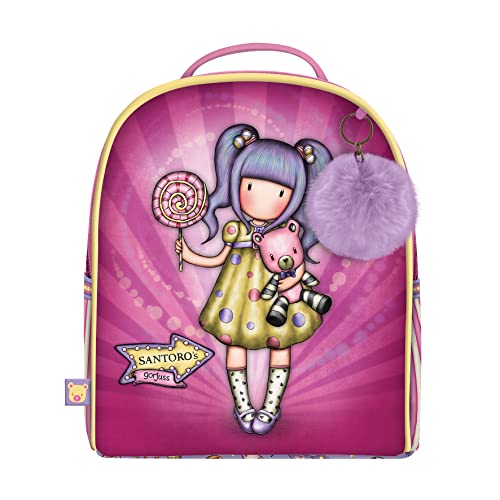 Santoro 1040GJ10 Gorjuss Fairground Mini Rucksack First Prize 20 x 22 x 10 cm, Rose Santoro 1040GJ10 Gorjuss Fairground Mini Rucksack First Prize 20 x 22 x 10 cm, Rose von Santoro
