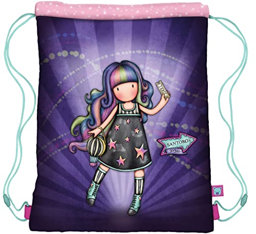Santoro 1123GJ04 Gorjuss Fairground Flacher Sack Up and Away, 34 x 45 x 1 cm, violett Santoro 1123GJ04 Gorjuss Fairground Flacher Sack Up and Away, 34 x 45 x 1 cm, violett von Santoro