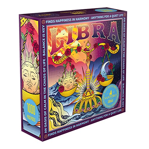 Santoro Zodiax - 1000 Teile Puzzle - Waage - Lustiges Geburtstagsgeschenk für Kinder, Erwachsene | Astrologie Geschenke für Frauen und Männer | Sternzeichen Horoskop Puzzle Santoro Zodiax - 1000 Teile Puzzle - Waage - Lustiges Geburtstagsgeschenk für Kinder, Erwachsene | Astrologie Geschenke für Frauen und Männer | Sternzeichen Horoskop Puzzle von Santoro