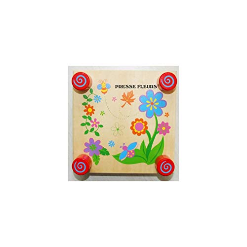 Sapin Malin - SM59487 – Spielzeug für Kleinkinder – Holzspielzeug – Blumenpresse für Kräuter von Sapin Malin