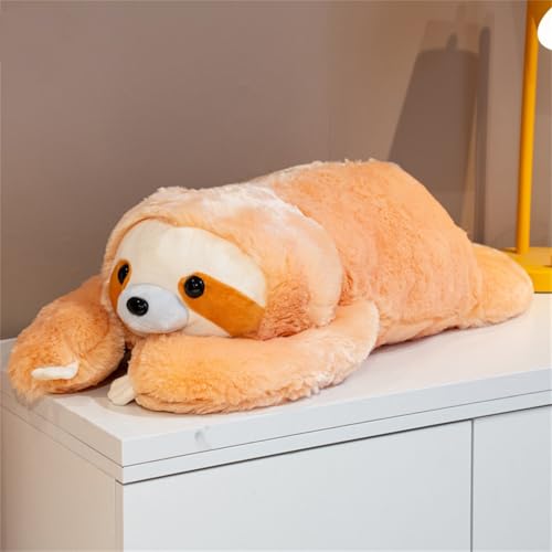 Sarah Duke Faultier Kuscheltier, Kuschel Stofftier Faultier Plüschtier für Mädchen, Jungen & Babys, XXL groß Plush Baby-Geschenk für Erwachsene Kinder (60cm) von Sarah Duke