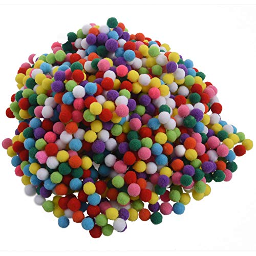 Sarngk 1000 StüCk 10Mm Mischfarbe Soft Pom Poms Pompoms für Kinder Sarngk 1000 StüCk 10Mm Mischfarbe Soft Pom Poms Pompoms für Kinder von Sarngk