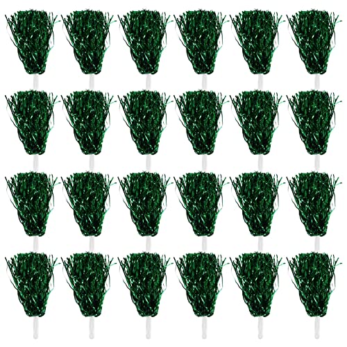 Sarngk 24 StüCk Cheerleading Pom Poms Metallfolie Cheer Pom Poms mit Kunststoffgriff für Erwachsene Kinder Cheerleader GrüN Sarngk 24 StüCk Cheerleading Pom Poms Metallfolie Cheer Pom Poms mit Kunststoffgriff für Erwachsene Kinder Cheerleader GrüN von Sarngk