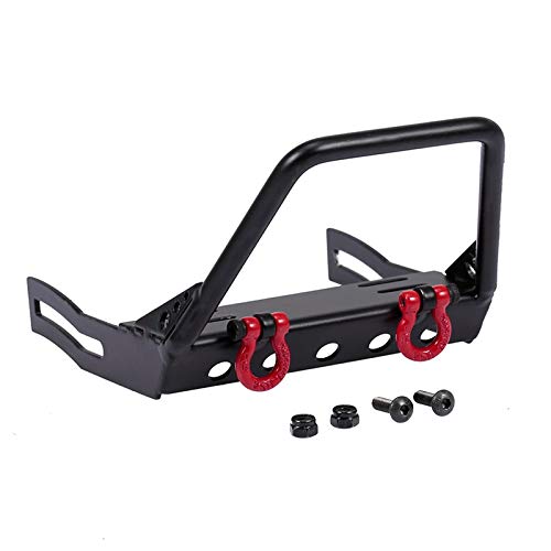 Sarngk Metall RC Rock Crawler Auto Front StoßStange für 1/10 RC Crawler Axial SCX10 TRX4 D90 CC01 Upgrade Teile, B. von Sarngk