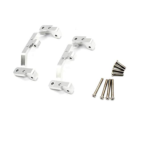 Sarngk Sitz Halterung Aus Metall Zugstange für Mn D90 D91 D99S Mn90 Mn99S 1/12 Rc Auto Upgrade Teile, Silber von Sarngk