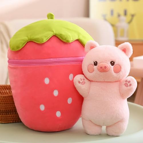 Kreative Plüschtiere Plüsch Schwein Karotte Erdbeere Lustige Obst Gemüse Kissen Spielzeug Kinder Mädchen Geschenk Geburtstag 80cm 2 von SaruEL
