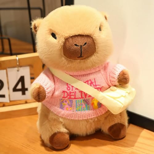 Neu Capybara Plüsch Spielzeug Schultasche Cartoon Dekoration Hochwertige Tier Plüsch Geschenke Kinder Geburtstag 23cm 4 von SaruEL