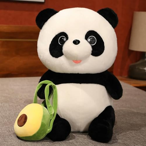 SaruEL Niedlicher Panda Avocado Plüschtier Plüschtier Panda Kissen Spielzeug Kinder Mädchen Geburtstagsgeschenk 50cm 1 von SaruEL