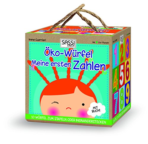 Sassi Öko-Würfel, Stapelwürfel- Meine ersten Zahlen von Sassi
