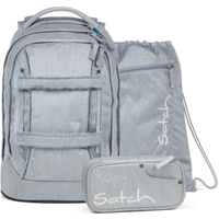 SATCH 01472-80145-10 Pack Schulrucksack Set Washed Blue, blau SATCH 01472-80145-10 Pack Schulrucksack Set Washed Blue, blau von Satch