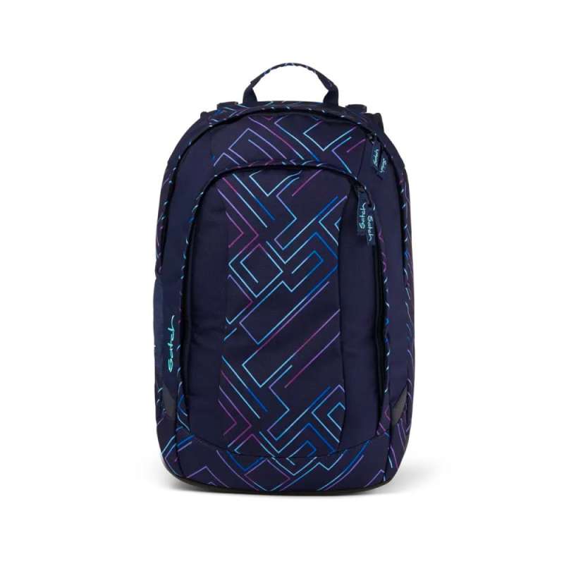 SATCH Schulrucksack AIR, Satch Designs Purple Laser von Satch