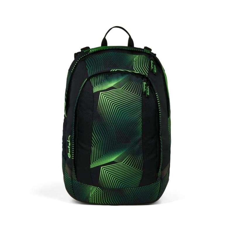 SATCH Schulrucksack AIR, Satch Designs Seismic Green von Satch