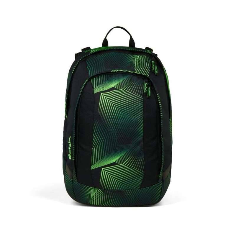 SATCH Schulrucksack AIR, Satch Designs Seismic Green von Satch
