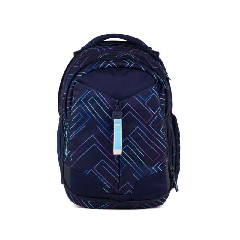 SATCH Schulrucksack MATCH (Modell 2025), Sets Einzeln, Satch Designs Purple Laser von Satch