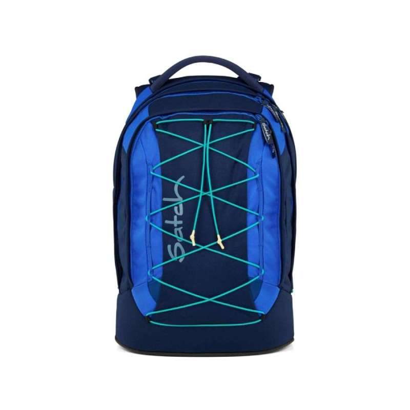 SATCH Schulrucksack PACK (Modell 2025), Sets Einzeln, Satch Designs Crossed Blue von Satch