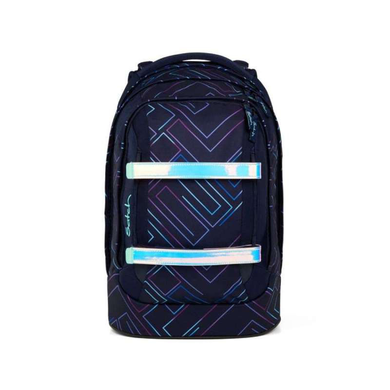 SATCH Schulrucksack PACK (Modell 2025), Sets Einzeln, Satch Designs Purple Laser von Satch