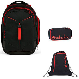 Satch Match Fire P 2024 3tlg Schulrucksack-Set Schulrucksack-Set Satch Match Fire P 2024 3tlg Schulrucksack-Set Schulrucksack-Set von Satch